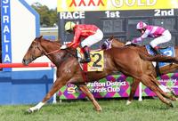 Sneaky Galnce Records Grafton Guineas Win