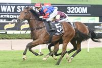 PLOT TWIST EARNS FIRST STAKES WIN