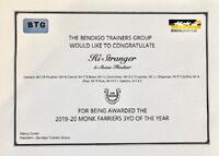 Hi Stranger wins Three Year Old Horse Of The Year